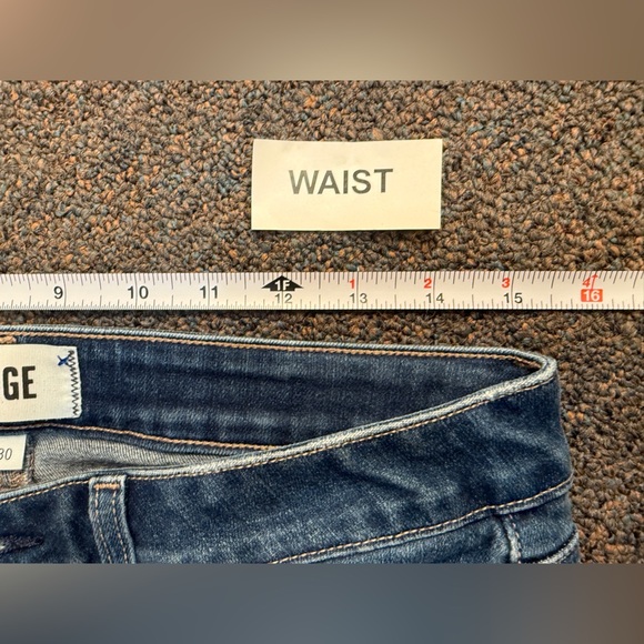 Paige Jeans Womens 30 Hoxton Ankle Medium Wash Hi-Rise Skinny - Picture 3 of 9